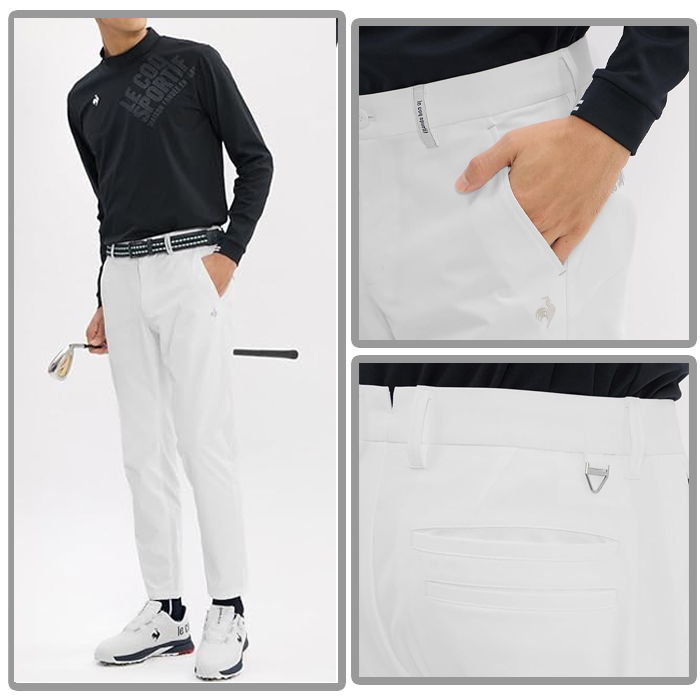 3点まとめ売り！ルコック　ゴルフパンツ　XL 2枚セット　プーマベスト　XL le coq sportif GOLF（ルコックスポルティフ ゴルフ） LG6SLP50M