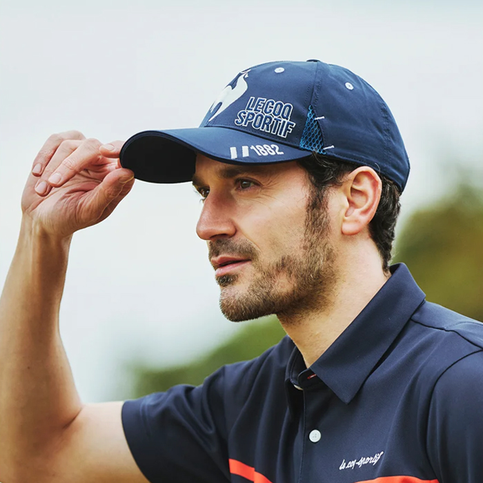GML ストライプ ポロシャツ GMLキャップ le coq sportif GOLF（ルコックスポルティフ ゴルフ） LG6SCP00M