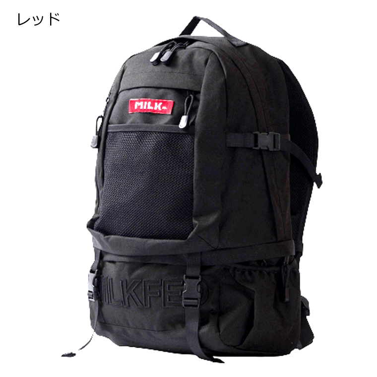 MILKFED ミルクフェド EMBROIDERY BIG BACKPACK BAR リュック バックパック バッグ 通勤 通学 大容量  03173048 正規販売店 :03173048:kalulu - 通販 - Yahoo!ショッピング