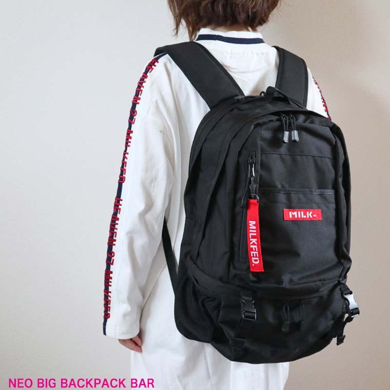 ミルクフェド リュック NEO BIG BACKPACK BAR MILKFED