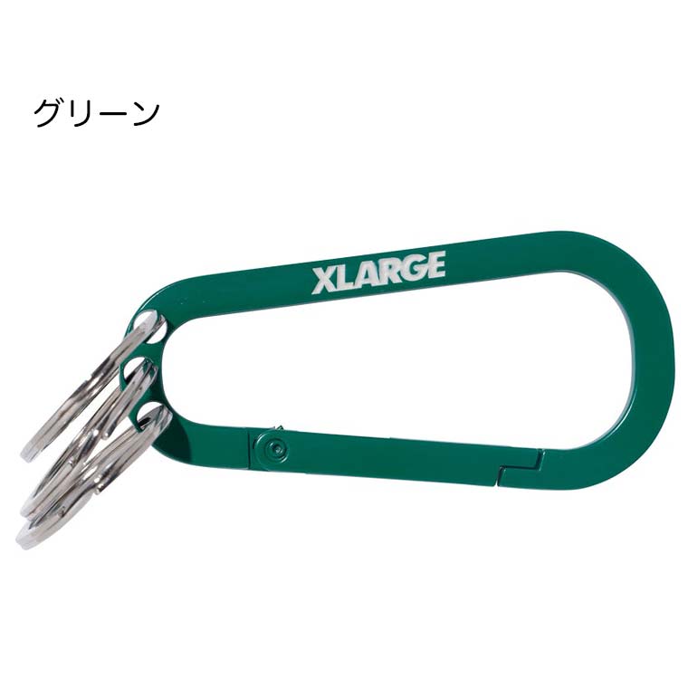 XLARGE エクストララージ カラビナ ブラック ⑨ - キーホルダー