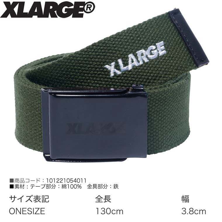 XLARGE（エクストラ ラージ） ベルト STANDARD LOGO BELT カジュアル