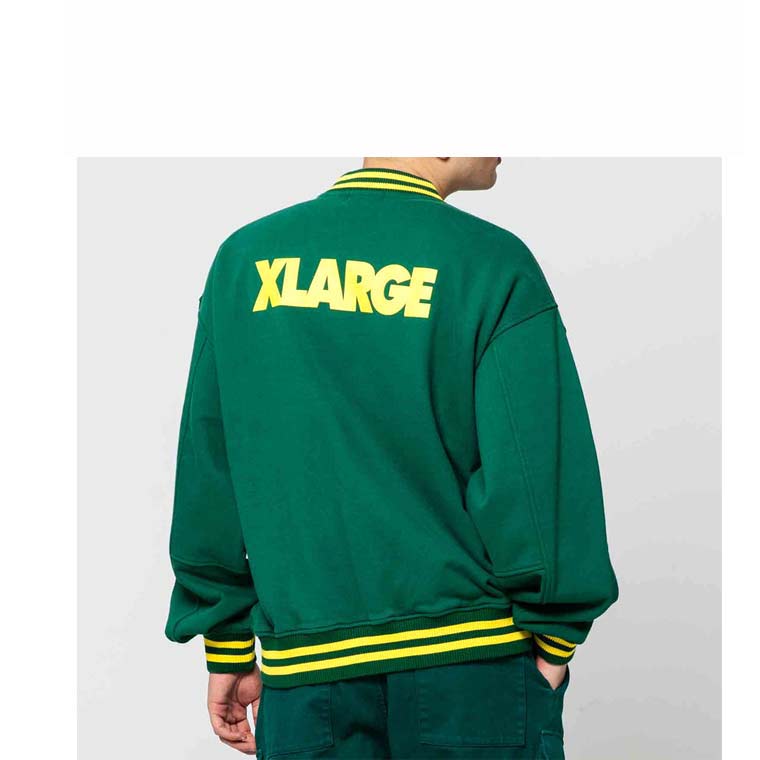 エクストララージ ジャケット ブルゾン SWEAT VARSITY JACKET XLARGE スタジャン 長袖 ジャンパー ストリート ブランド  101223021008