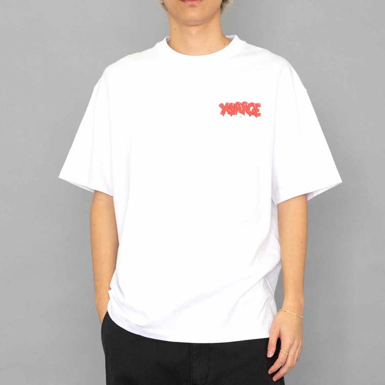 エクストララージ Tシャツ PARTY O CLOCK LOGO S/S POCKET TEE XLARGE 半袖 ポケット付き メンズ 男子  カジュアル ストリート 101231011019