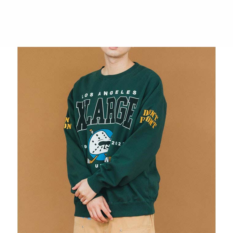 XLARGE エクストララージ HOCKEY CREWNECK SWEAT XLARGE クルーネック