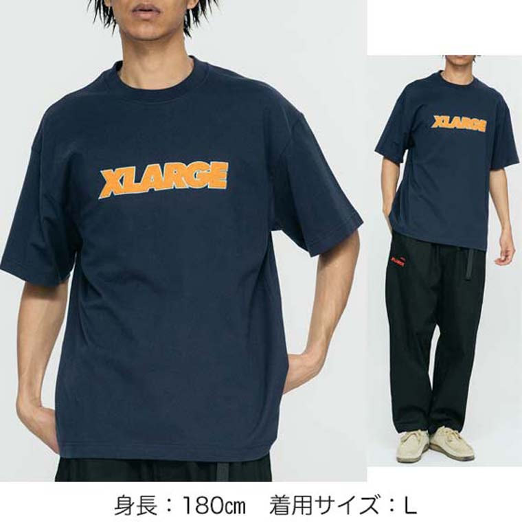 XLARGE エクストララージ Tシャツ CHENILLE STANDARD LOGO S/S