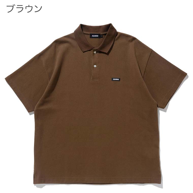 XLARGE ニット 半袖 ポロシャツ L ブラック 101242013009 エクストララージ（XLARGE）（メンズ）ライク ニット 半袖