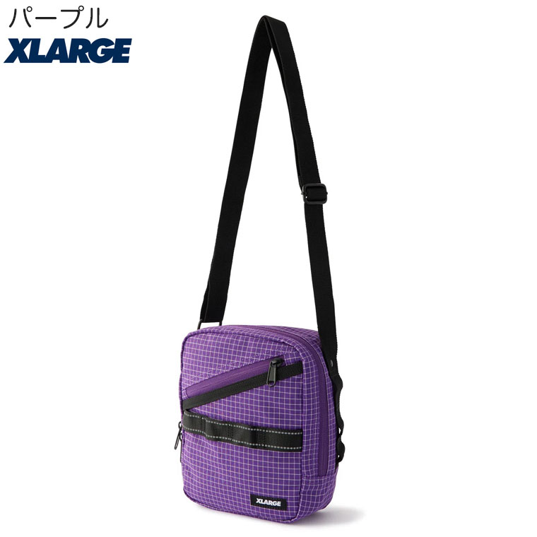 XLARGE（エクストラ ラージ） ショルダーバッグ RIPSTOP SQUARE 