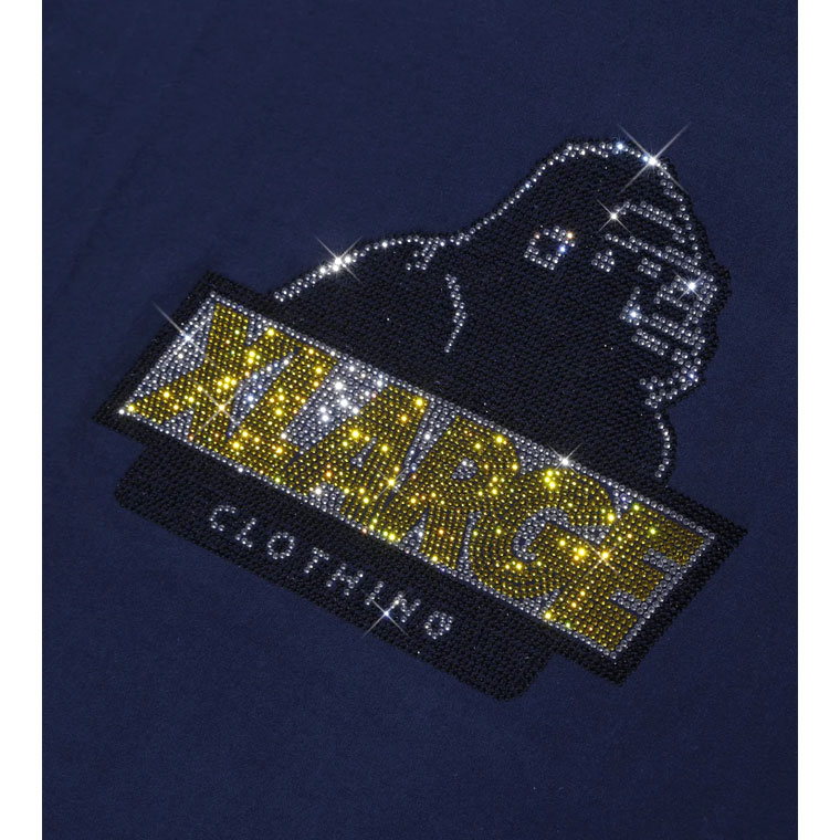 XLARGE（エクストラ ラージ） ラインストーン Tシャツ RHINE STONE