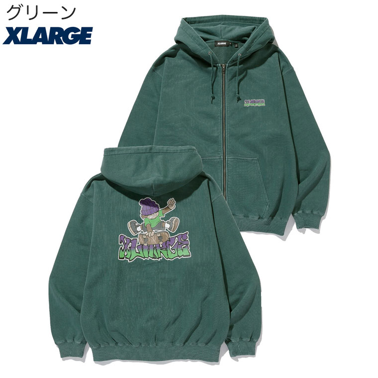 XLARGE（エクストラ ラージ） パーカー PIGMENT BOMB CREWNECK SWEAT