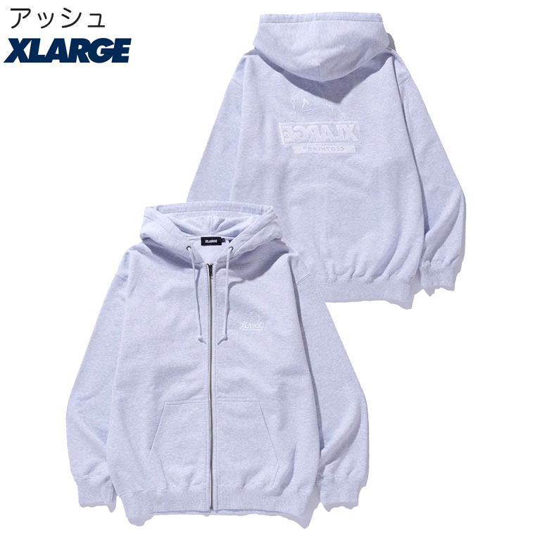 XLARGE（エクストラ ラージ） スウェット パーカー BACKSIDE OG ZIP UP