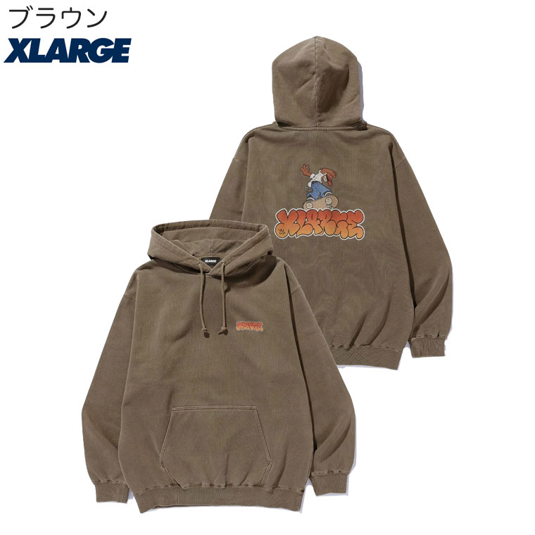 XLARGE（エクストラ ラージ） パーカー PIGMENT SKATE KID HOODED 