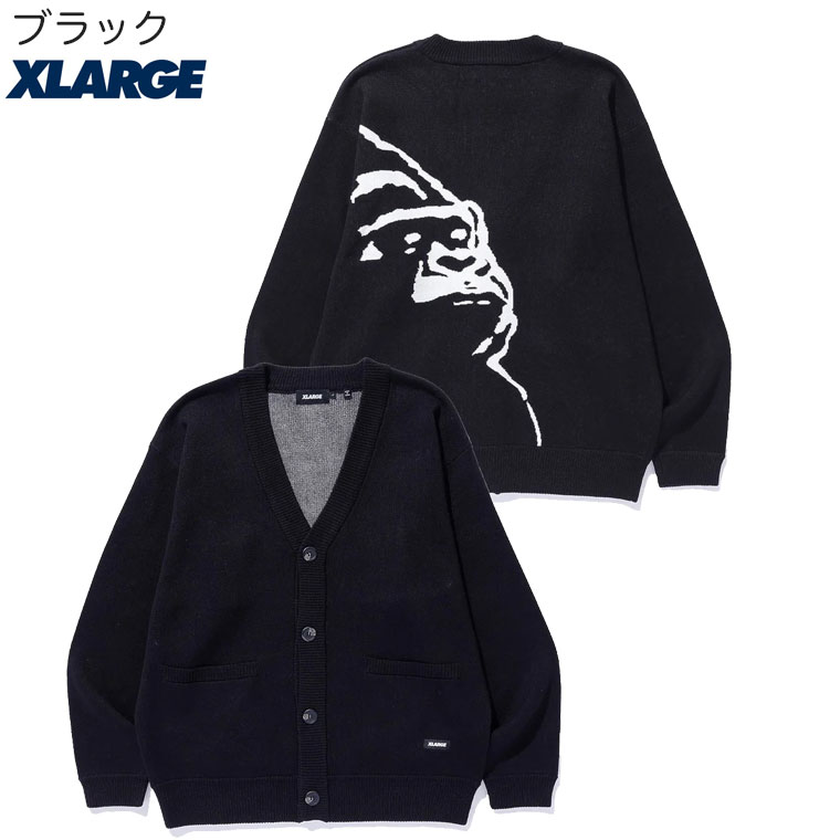 XLARGE（エクストラ ラージ） カーディガン XLARGE OG KNIT CARDIGAN 