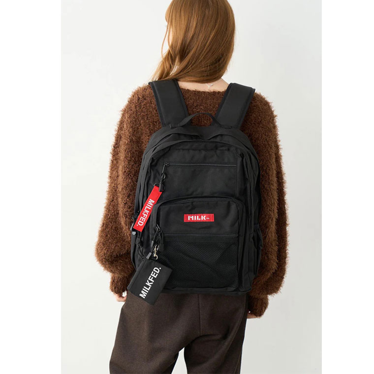MILKFED. ミルクフェド リュック W ZIP BACKPACK MILKFED バック