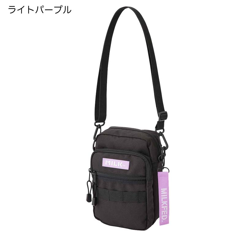 ミルクフェド ショルダーバッグ レディース ACTIVE FRONT POCKET MOLLE SH...