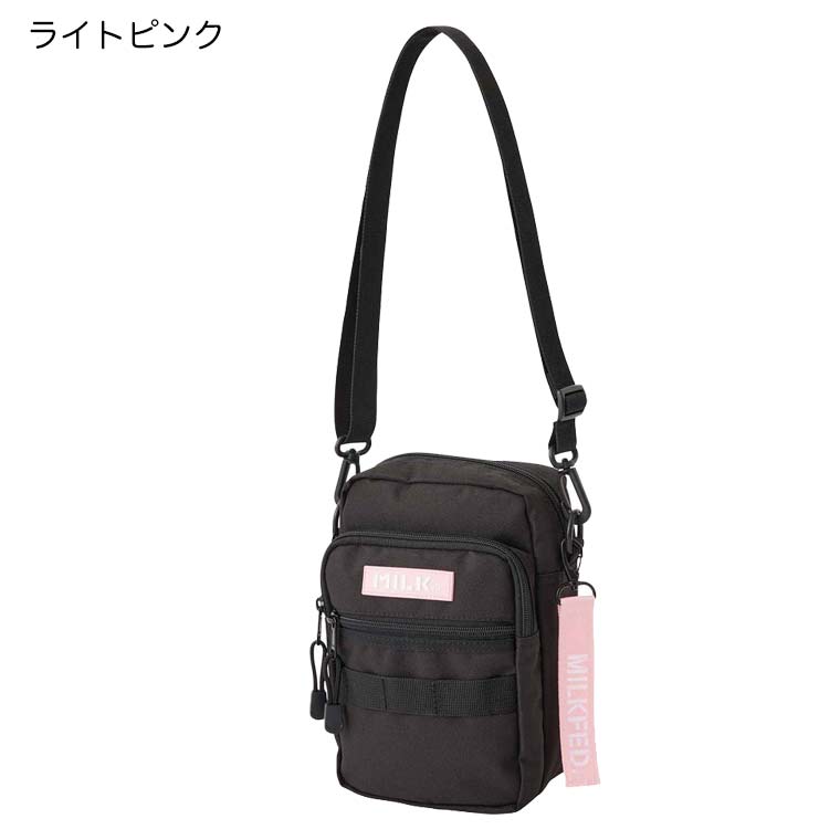 ミルクフェド ショルダーバッグ レディース ACTIVE FRONT POCKET MOLLE SH...