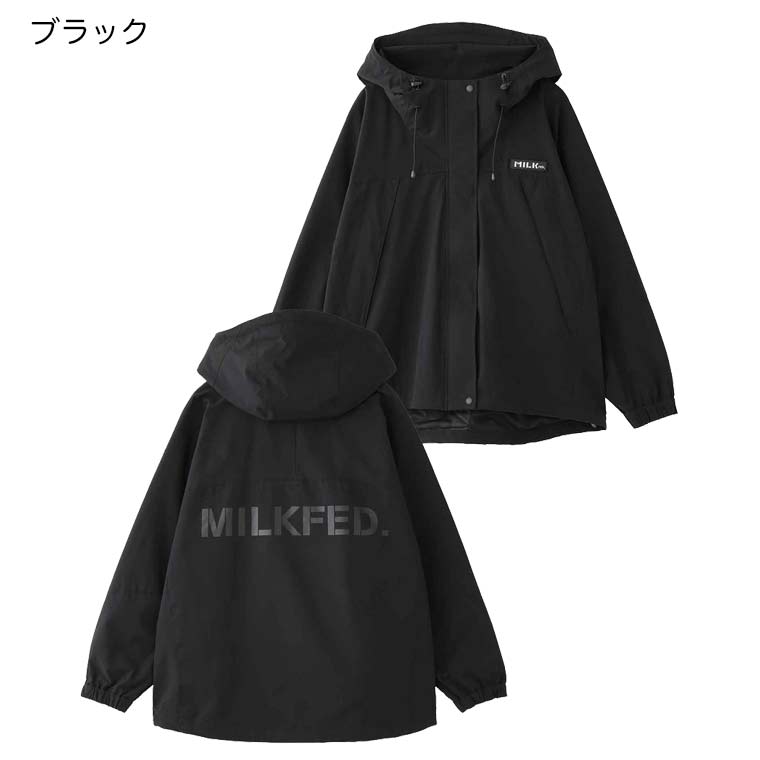 ミルクフェド マウンテンパーカー BACK LOGO MOUNTAIN PARKA MILKFED