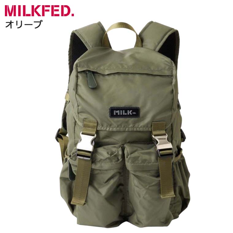 MILKFED.（ミルクフェド） MILKFED LOGO PLATE BACKPACK リュック
