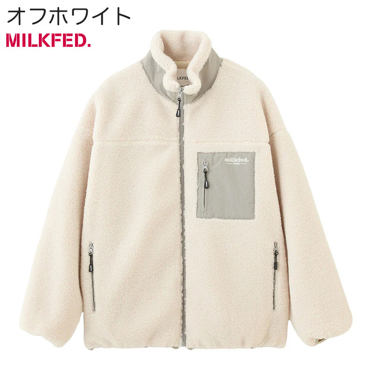 MILKFED.（ミルクフェド） MILKFED ジャケット LOGO BOA JACKET 