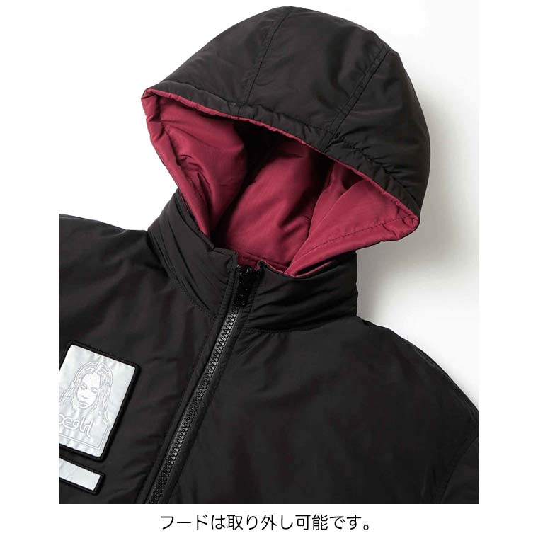 エックスガール リバーシブルジャケット【FACE PATCH REVERSIBLE PARKA X-girl】ジャケット ブルゾン アウター パーカー  フード 105224021012 : 105224021012 : kalulu - 通販 - Yahoo!ショッピング