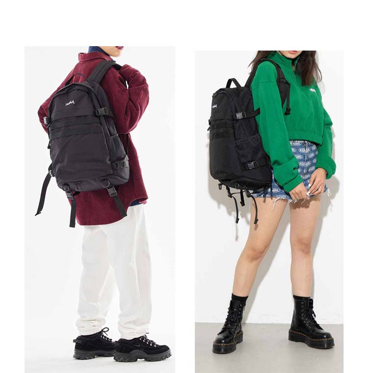 エックスガール リュック X-girl MILLS LOGO ADVENTURE BACKPACK バックパック 女子 通学 大容量 撥水  105225053002