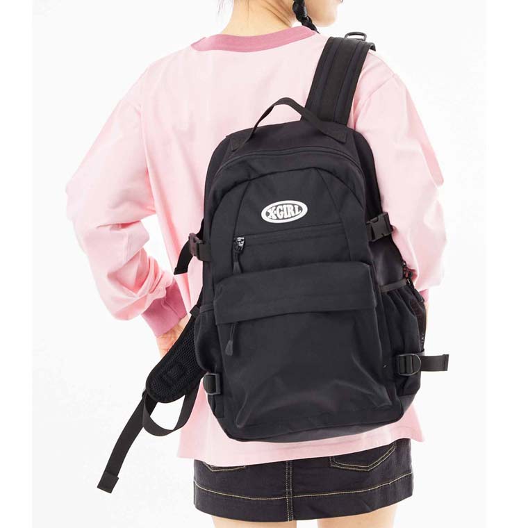 X-girl エックスガール リュック OVAL LOGO BACKPACK バック