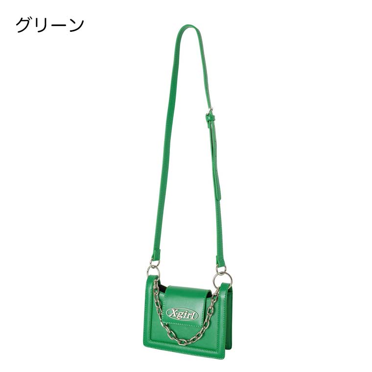 すぐ届く☆X-girl ショルダーバッグ フェイクレザー ギフトも◎ X-girl 最大42%☆7/17限定 エックスガール ショルダーバッグ