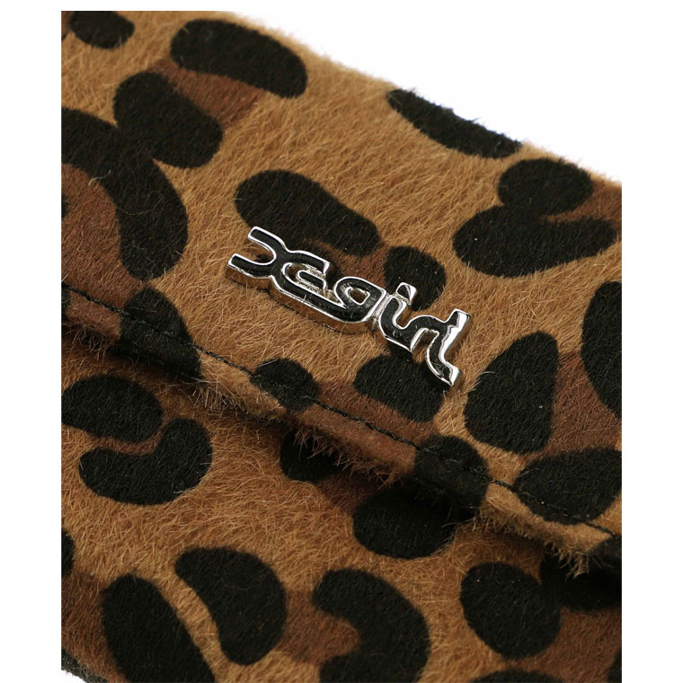 X-girl（エックスガール） 財布 ANIMAL PRINTED MINI WALLET 三つ折り 