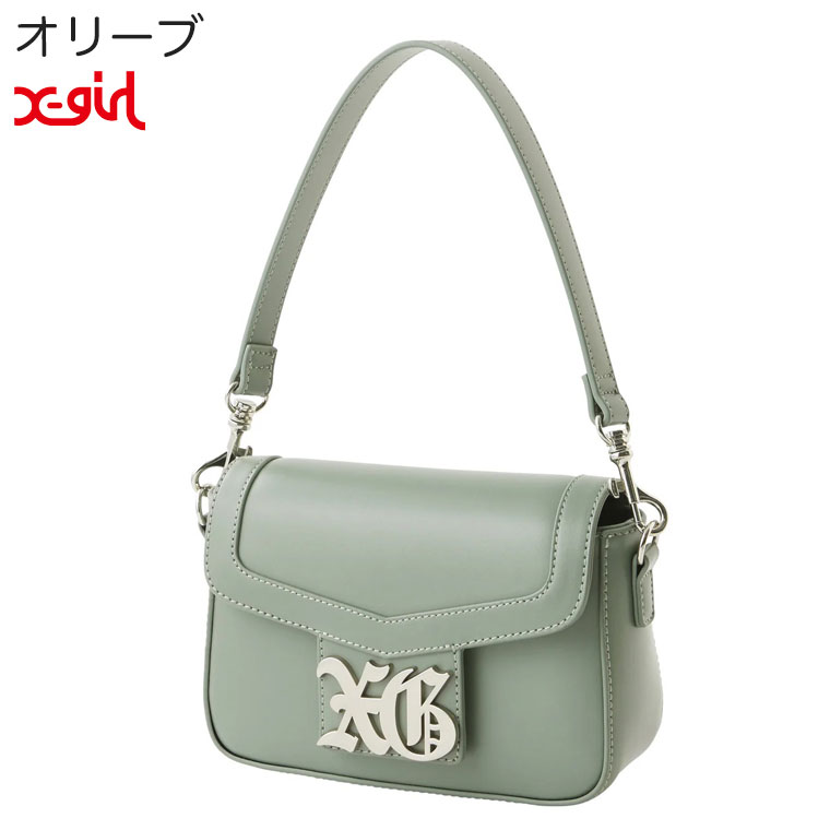 X-girl エックスガール バッグ ショルダーバッグ OLD ENGLISH