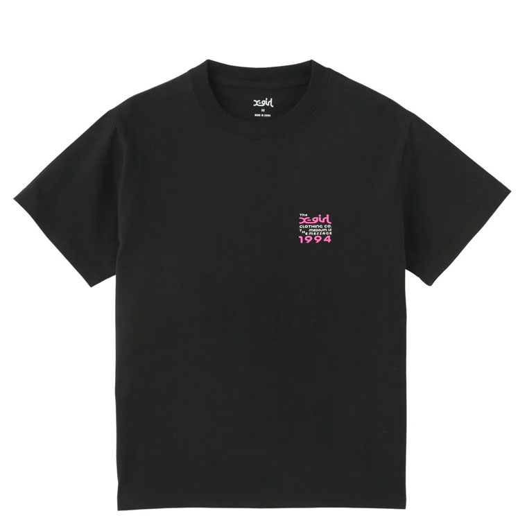 当店在庫してます！ X-girl エックスガール Tシャツ BOX LOGO AND FACE S/S TEE 服＆ファッション小物