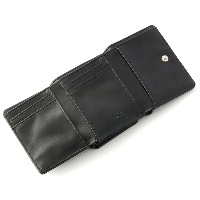 X-girl（エックスガール） 財布 RHINESTONE LABEL MINI WALLET ライン