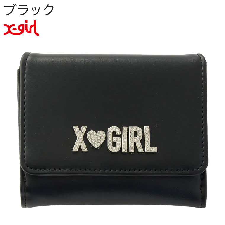 minnnn.☆即購入不可様☆専用 X-girl エックスガール ラインストーン 財布 RHINESTONE LABEL