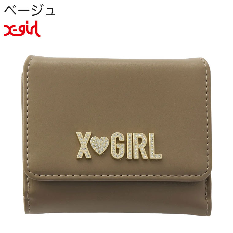 minnnn.☆即購入不可様☆専用 X-girl エックスガール ラインストーン 財布 RHINESTONE LABEL