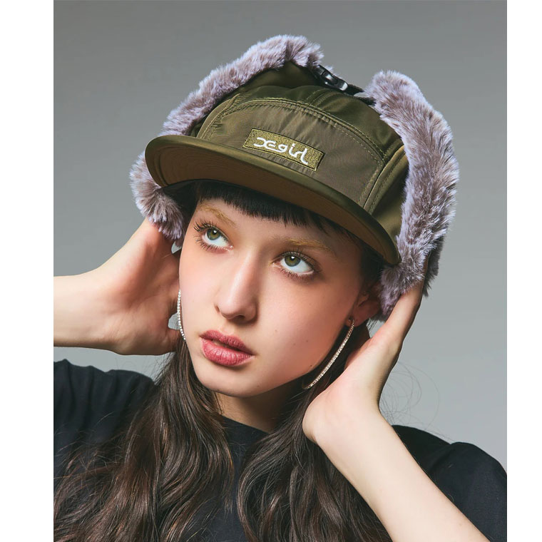X-girl（エックスガール） ドッグイヤーキャップ DOG EAR JET CAP 帽子
