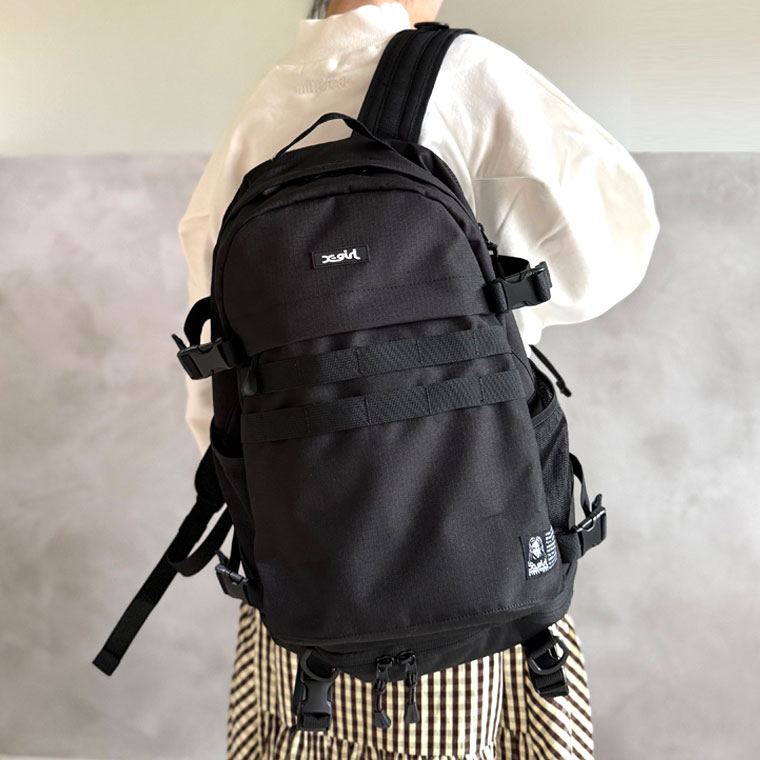 X-girl（エックスガール） リュック FACE LABEL ADVENTURE BACKPACK