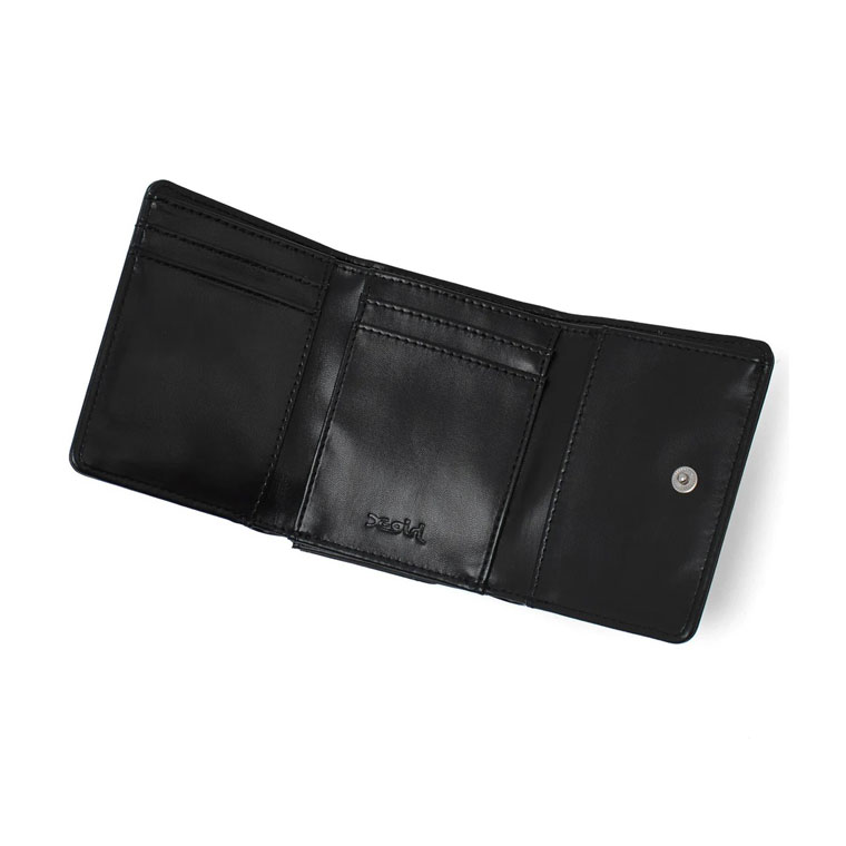 小物 X X-girl（エックスガール） 財布 XG EMBLEM CLASP MINI WALLET 三つ折り
