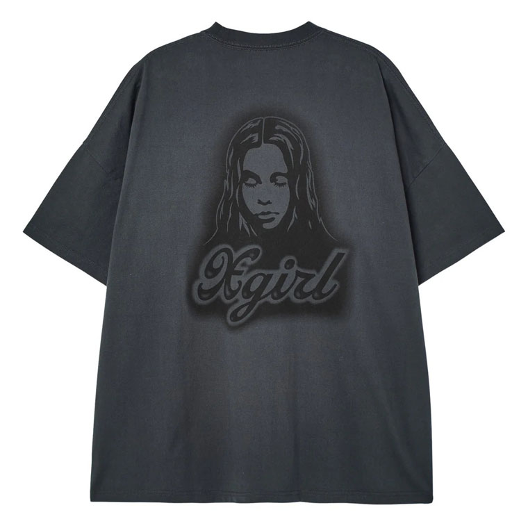 X-girl（エックスガール） X-girl Tシャツ SPRAY FACE S/S BIG TEE