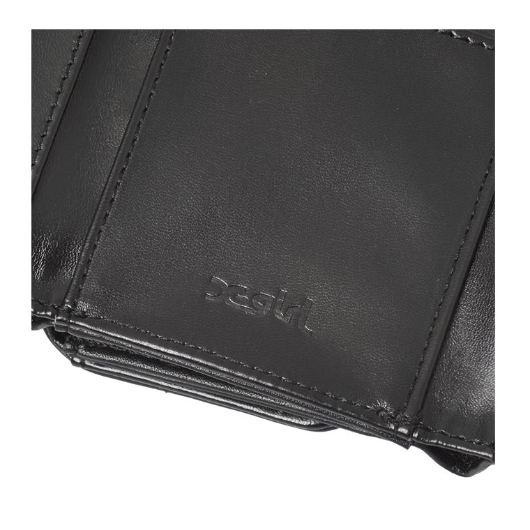 X-girl（エックスガール） 財布 TONAL OVAL LOGO BUCKLE FAUX LEATHER