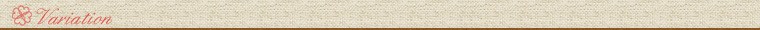 見出し：バリエーション