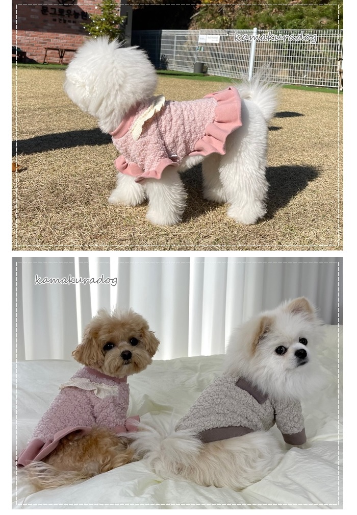 kamakuradog（鎌倉DOG） アルパカボアワンピ 犬の服 : 鎌倉DOG Yahoo