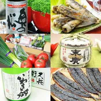 被災地産または被災地加工の商品の一部