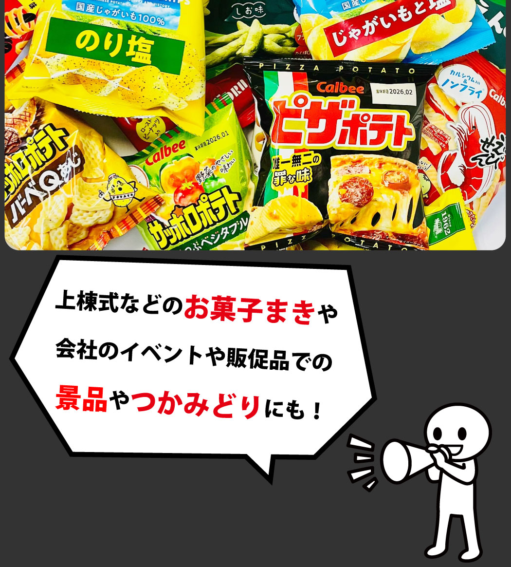 カルビー ピザポテト ポテトチップス など スナック菓子 小袋 DX