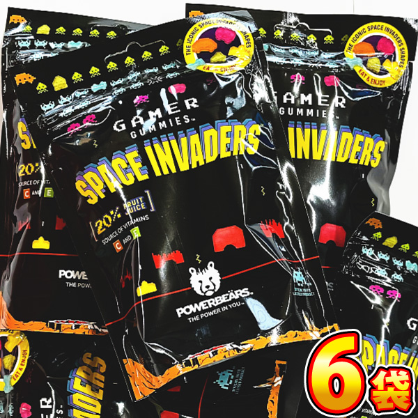 SPACE INVADERS( スペース インベーダー グミ ) 1袋（125g）×6袋【賞味 