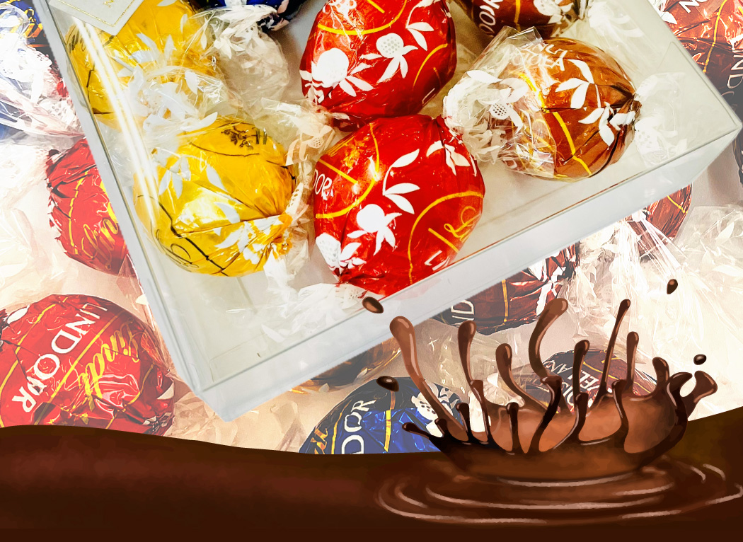 リンツ（Lindt） ギフト箱入り！ リンドール ゴールド アソート 1箱（8