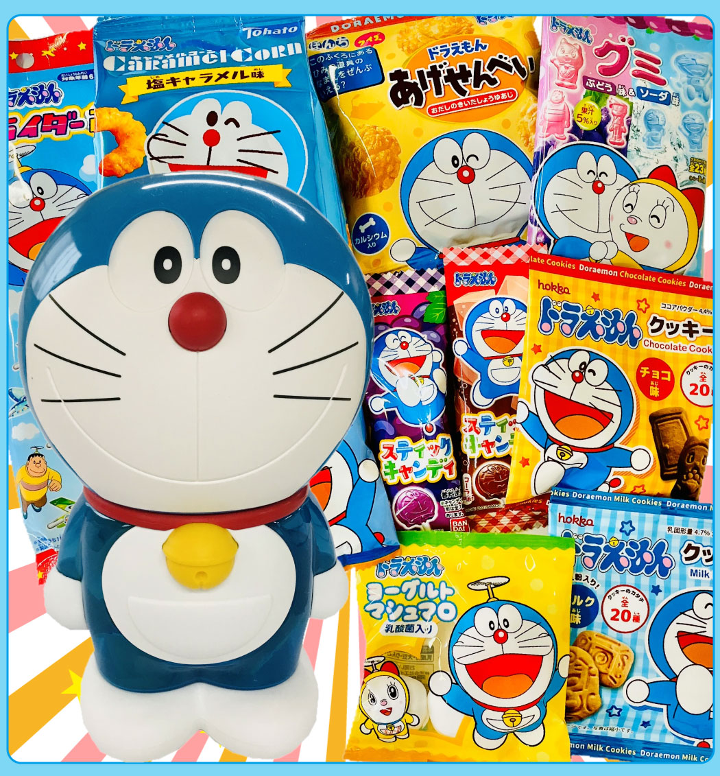 BANDAI ドライダー＆ドラえもんお菓子ケース付き☆ドラえもんお