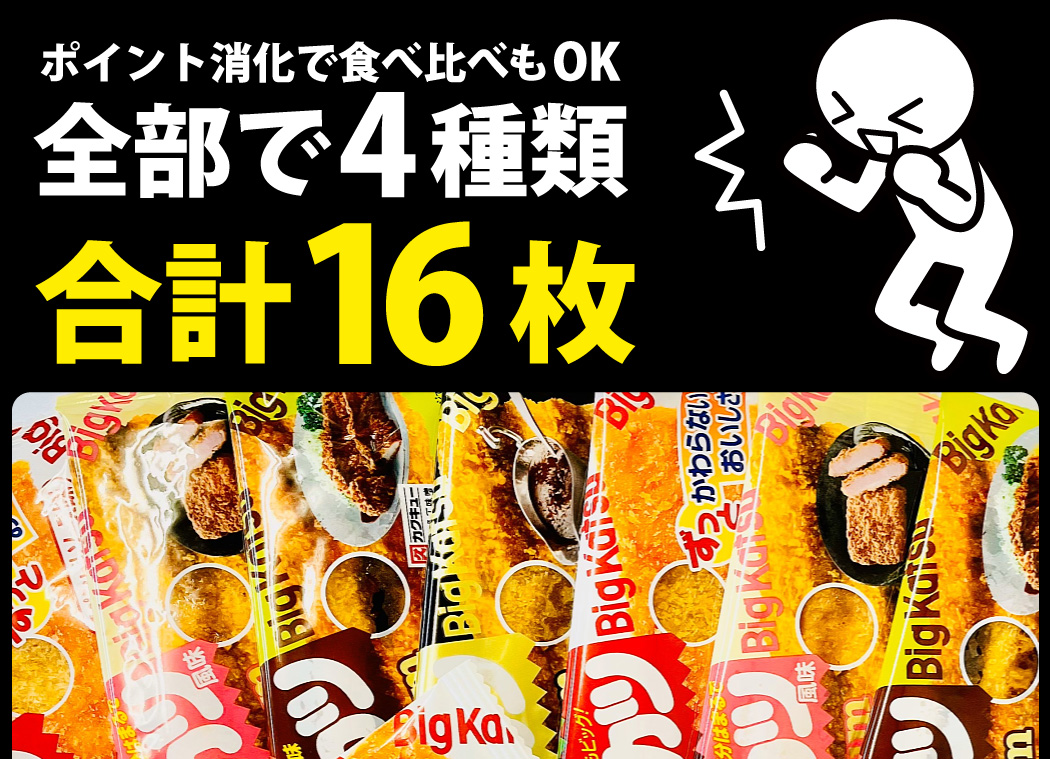 スグル食品（SUGURU） スーパーカツミックス 4種類 合計16枚 食べ比べ