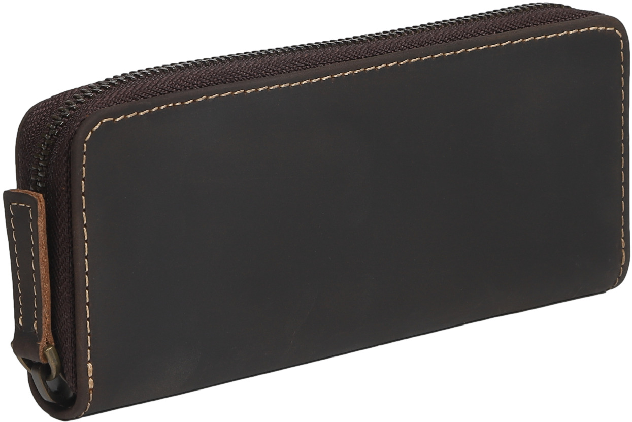 亀登鞄製作所 ペンケース 2本用 筆箱 本革 クレイジーホースレザー