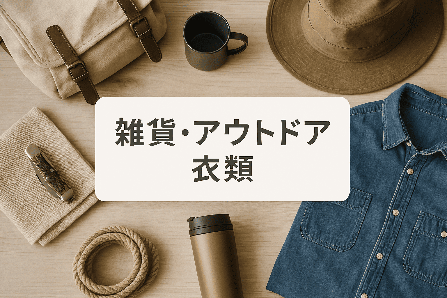 雑貨・アウトドア・衣類select