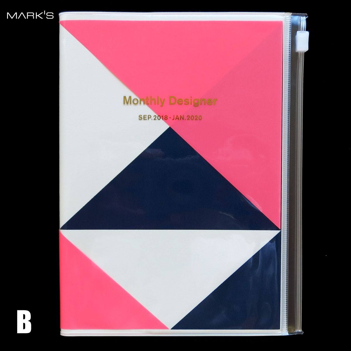 MARK'S（マークス） ダイアリー手帳 B6マンスリー ジオメトリック