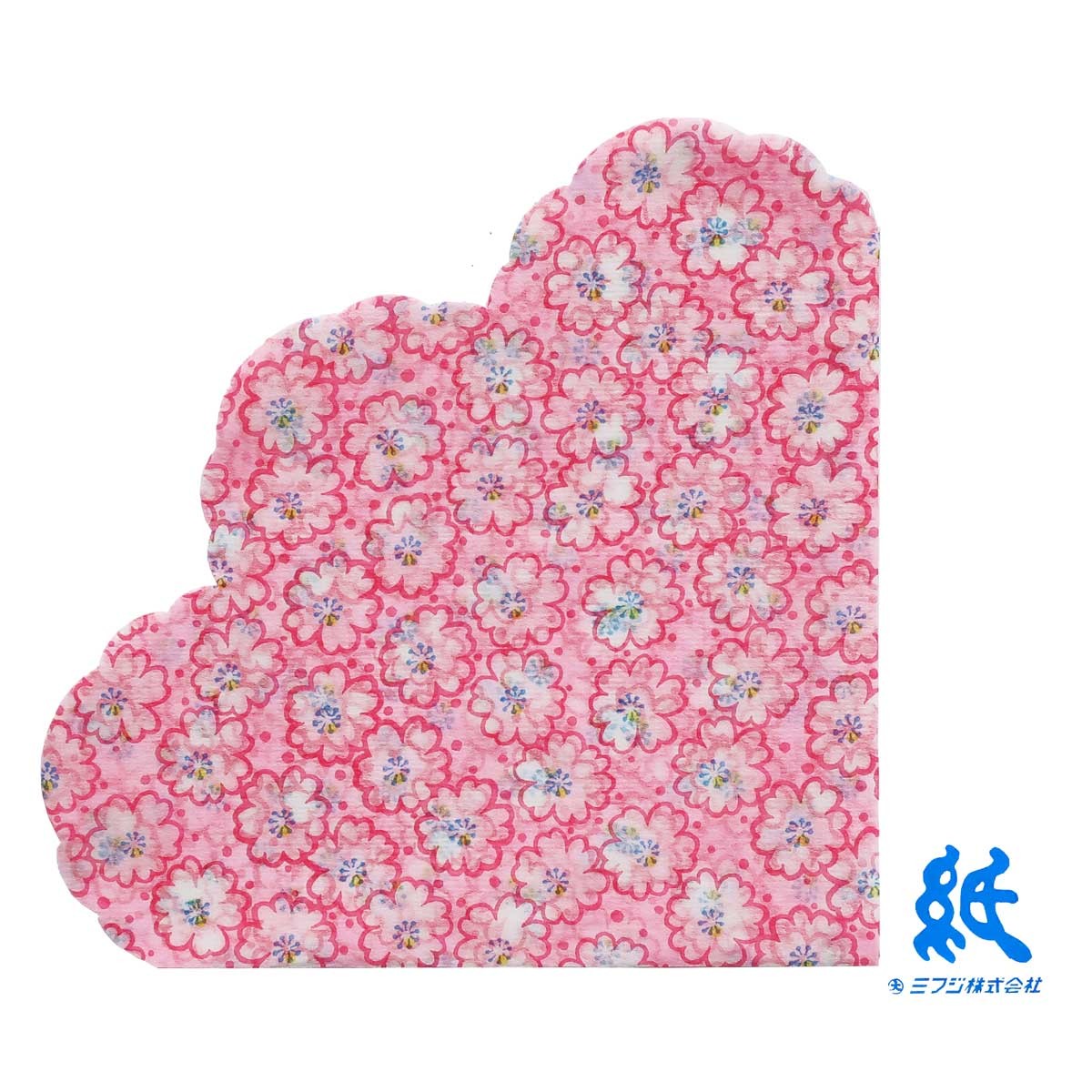 春乃様　オーダーナプキン入れ完成品 サクラナプキン 花型 20枚入り ピンク : 紙・文具の専門店ミフジ Yahoo